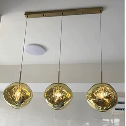 Minimalist Glass Lava Chandelier