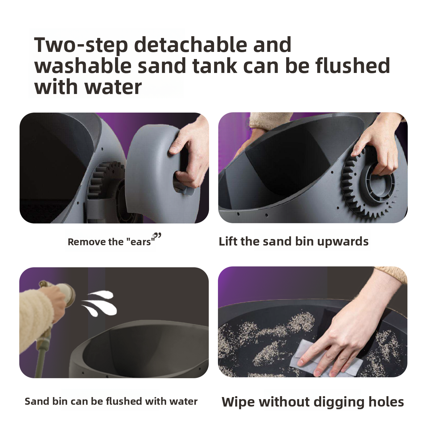 Fully automatic cat litter box