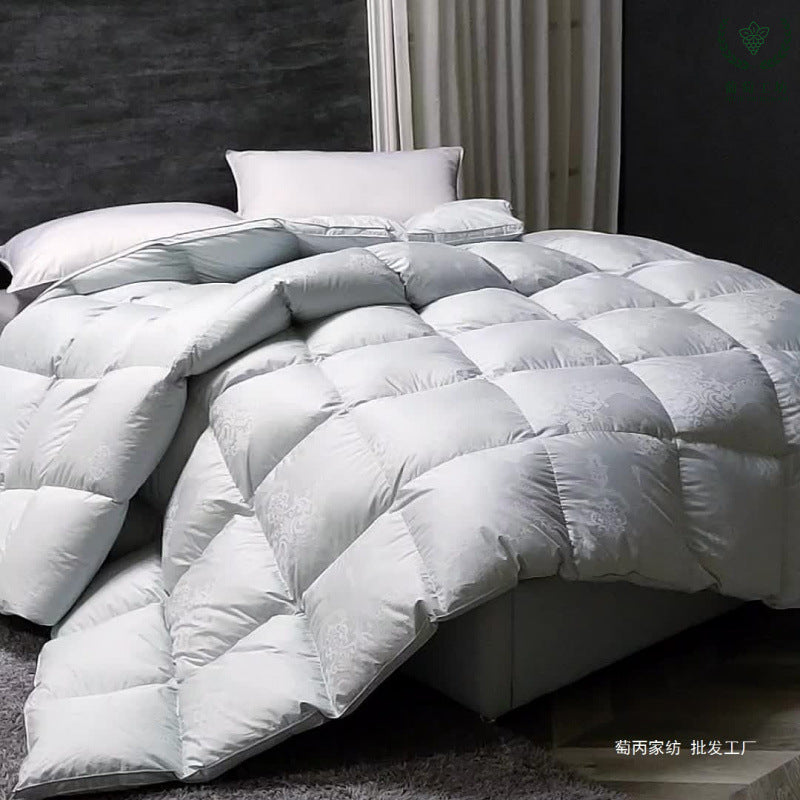 White goose down and duck down quilt 1