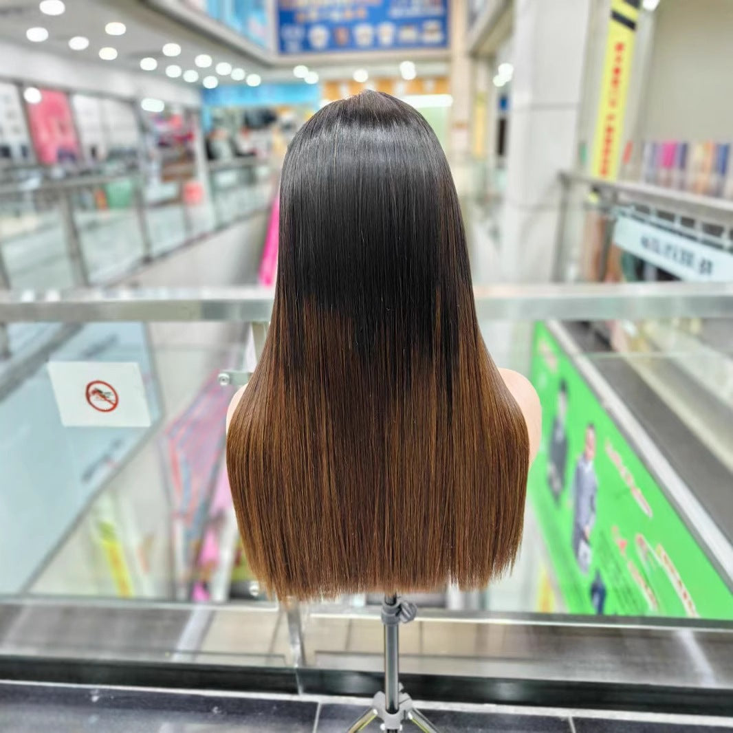Straight Lace Front Human Hair Wig 1