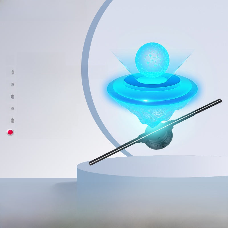 Naked-eye 3d holographic fan advertising machine projector