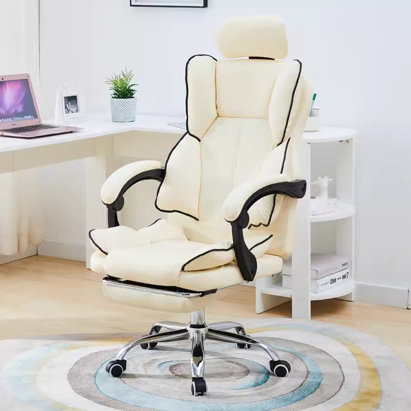Desk Chairs Executive Office Chair with Back Support and Headrest, Home Office Computer Desk Chair with Lumbar Support
