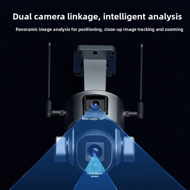 Solar Powered Dual Lens PTZ Camera
