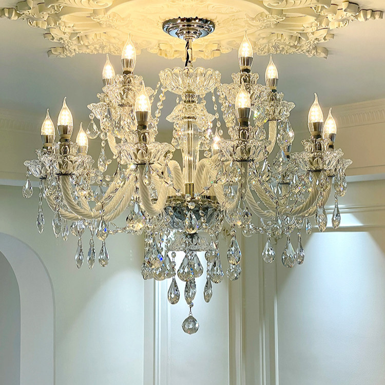 French Style Crystal Chandelier Lighting Fixture 4