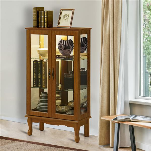 Antique cabinet with lights 4