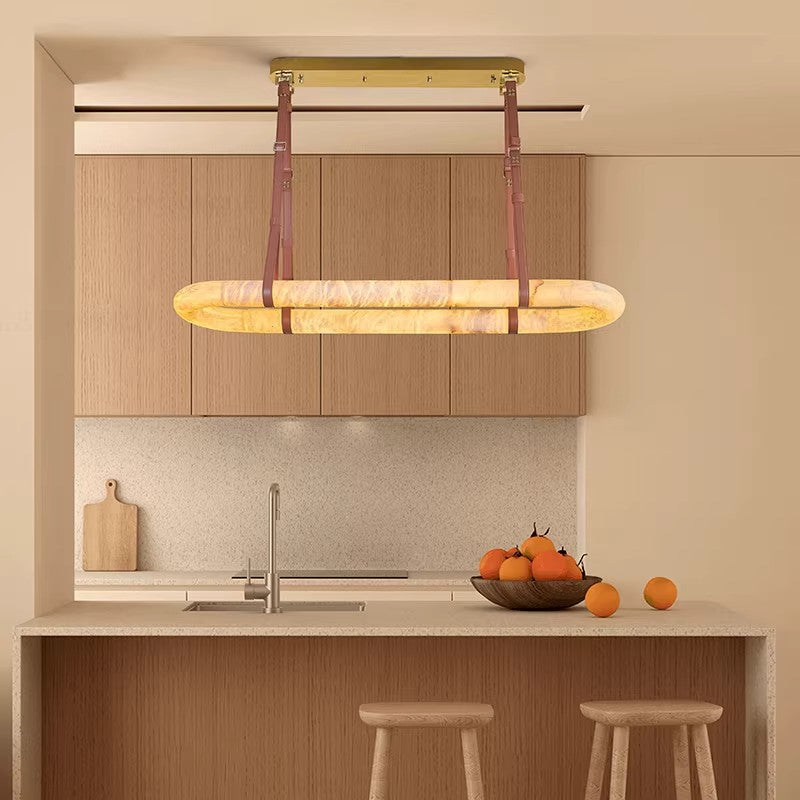 French Luxury Marble Effect Chandelier
