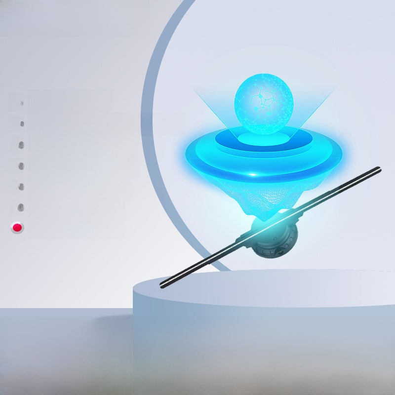 Naked-eye 3d holographic fan advertising machine projector