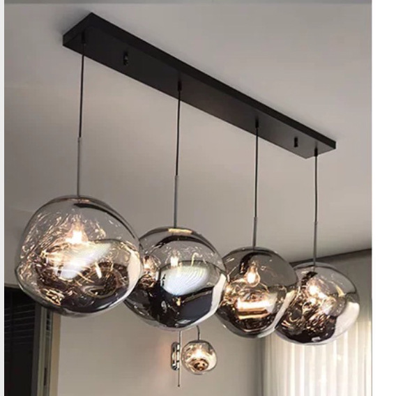 Minimalist Glass Lava Chandelier