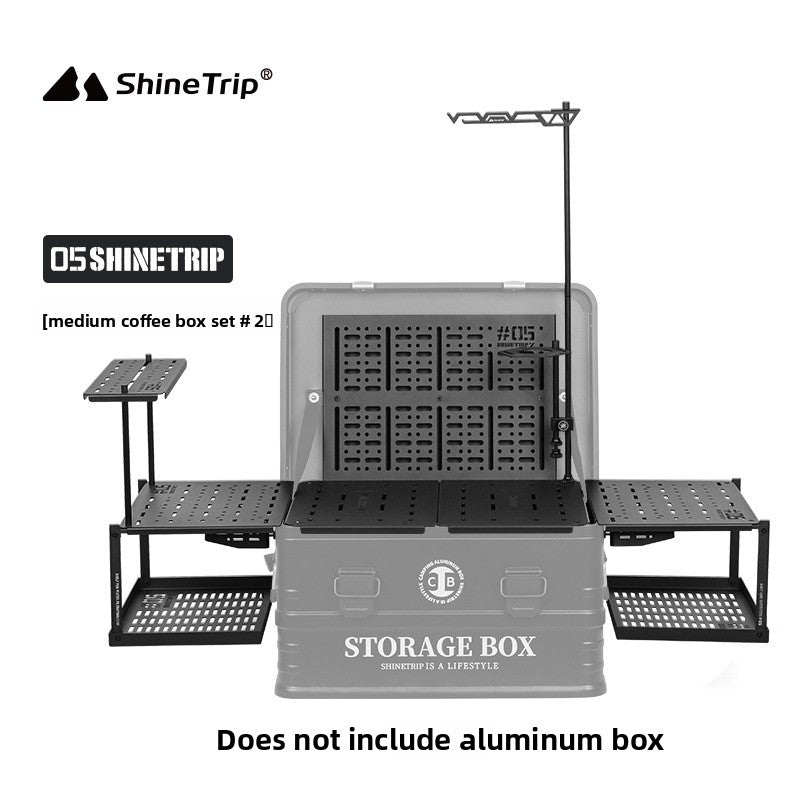 Lightweight modular combination accessories coffee box