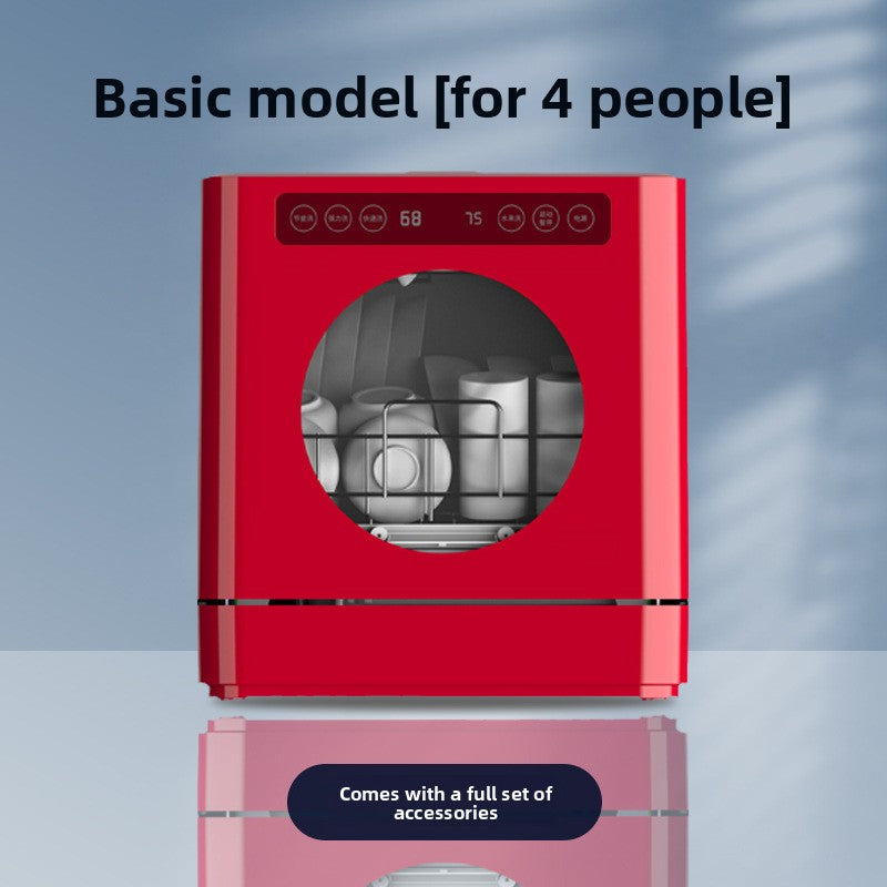Compact Dish Washing Machine for Home Kitchen Convenience