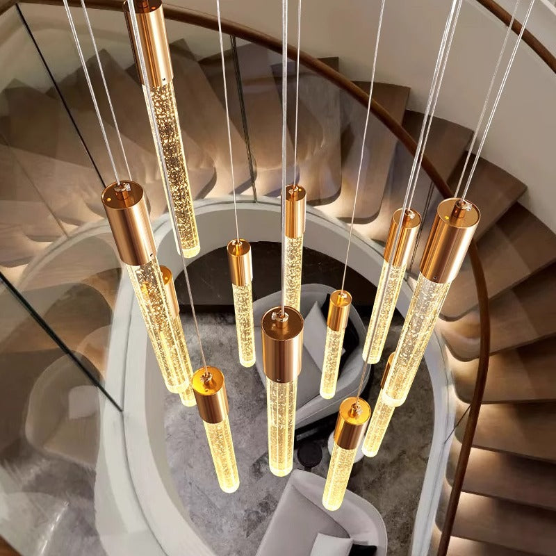 Modern Crystal LED Chandelier Pendant Light