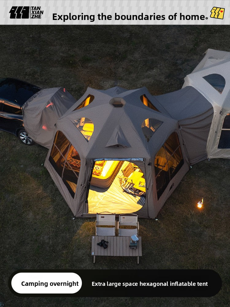 Inflatable SUV Rear Camping Tent 1