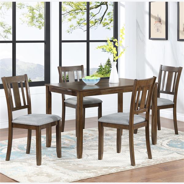 Kitchen chairs with upholstered seats 1