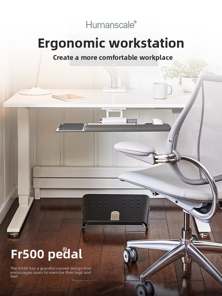 Ergonomic Office Footrest with Non-Slip Base 4