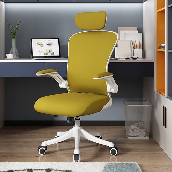 Ergonomic Mesh Office Chair for Long Hours & Back Pain Relief – Adjustable Lumbar Support & Headrest, High-Density Foam Cushion