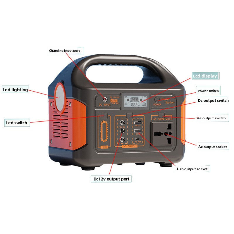 300W Portable Solar Power Station 3