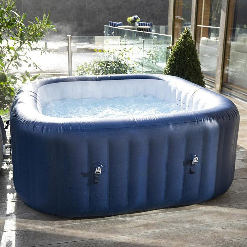 Portable Inflatable Bathtub with Bubble Jet Massage