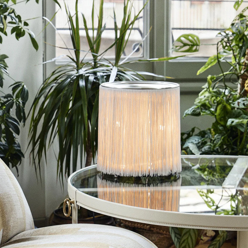 Medieval-style tassel floor lamp 4