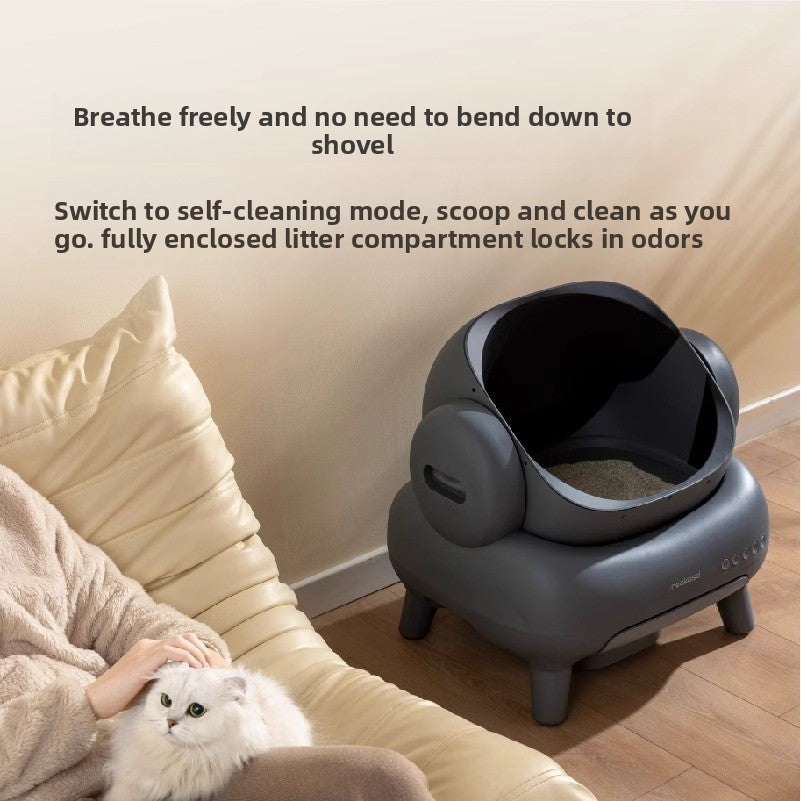 Smart Cat Toilet Litter Box M1Plus Automatic Intelligent Electric Poop Scooper Pet Supplies 3