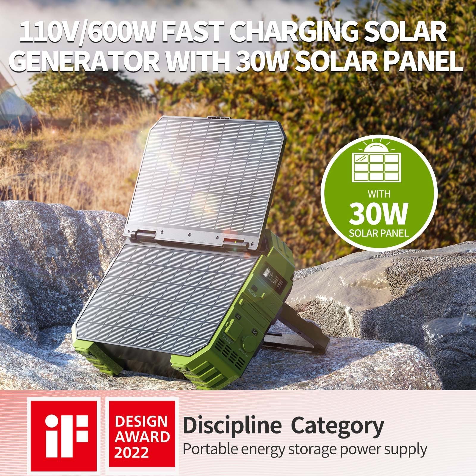 1000W Portable Energy Storage Power Supply with Dual Voltage Output