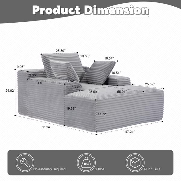Cushioned Sleeping Sofa 4
