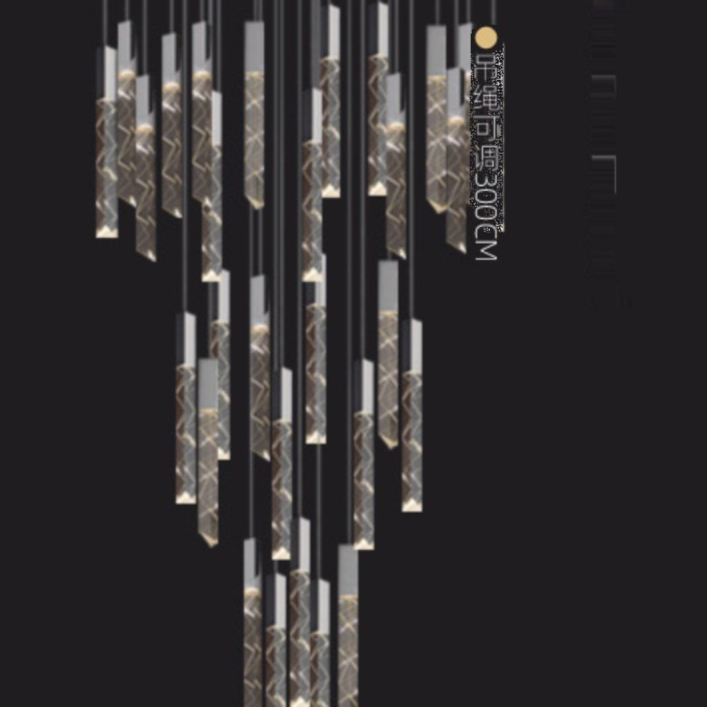 Rotating Crystal Chandelier Nordic Modern Lighting 4