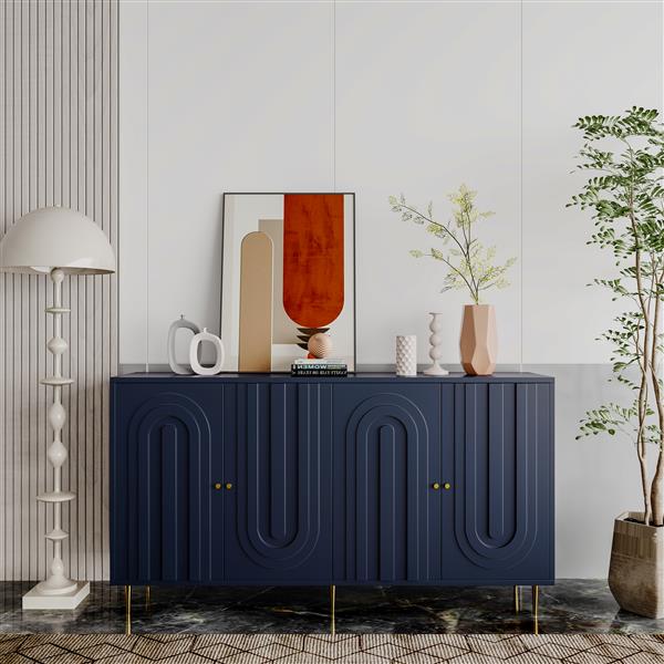 Buffet server cabinet storage locker 4