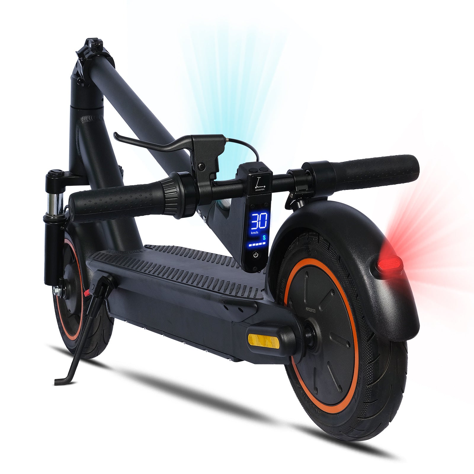 Foldable Electric Scooter with LED Lights 1