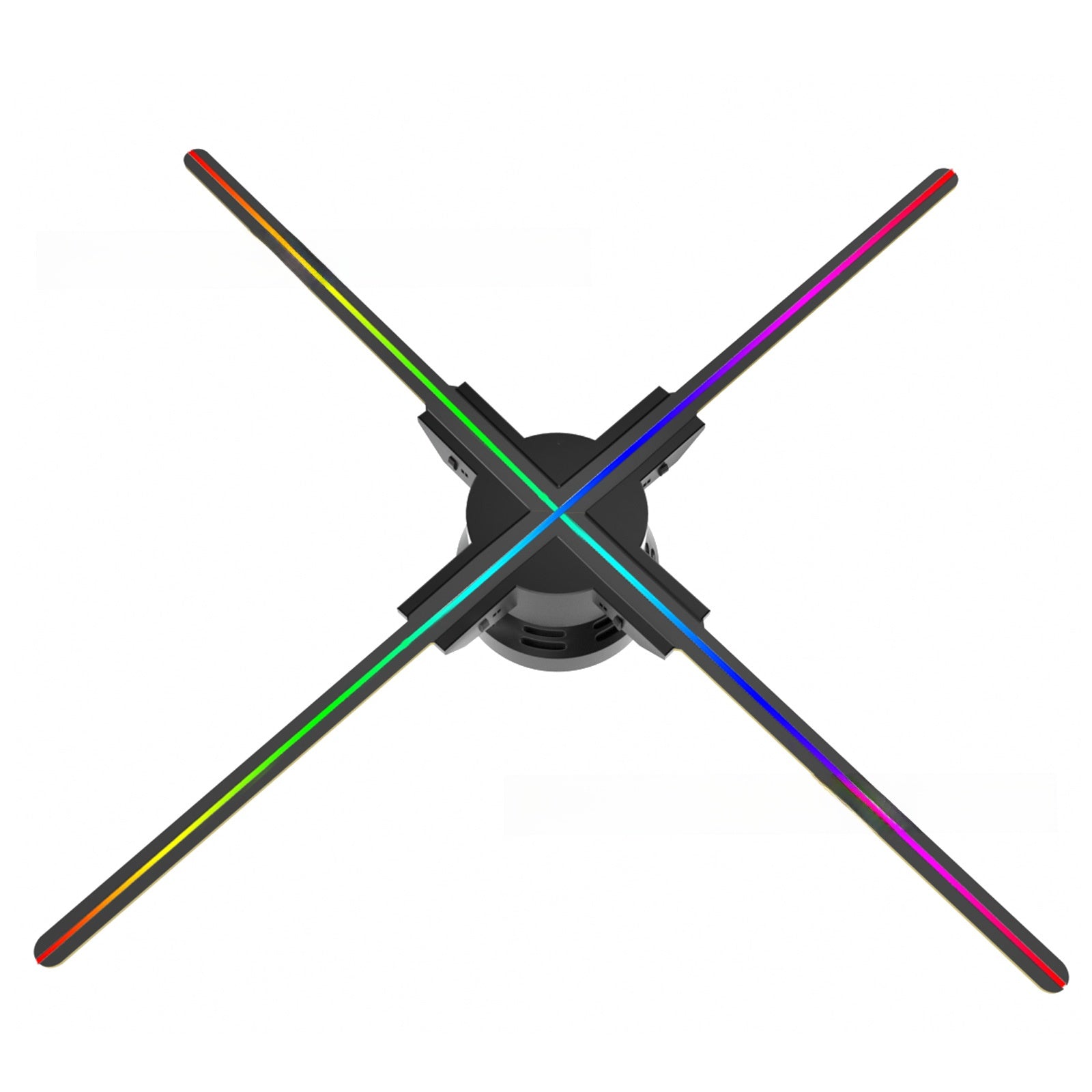 Naked-Eye 3D Holographic Fan Projector with Smart Control 2