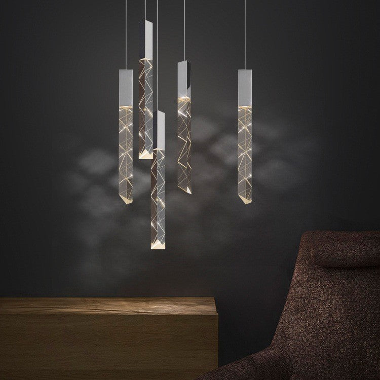 Rotating Crystal Chandelier Nordic Modern Lighting 3