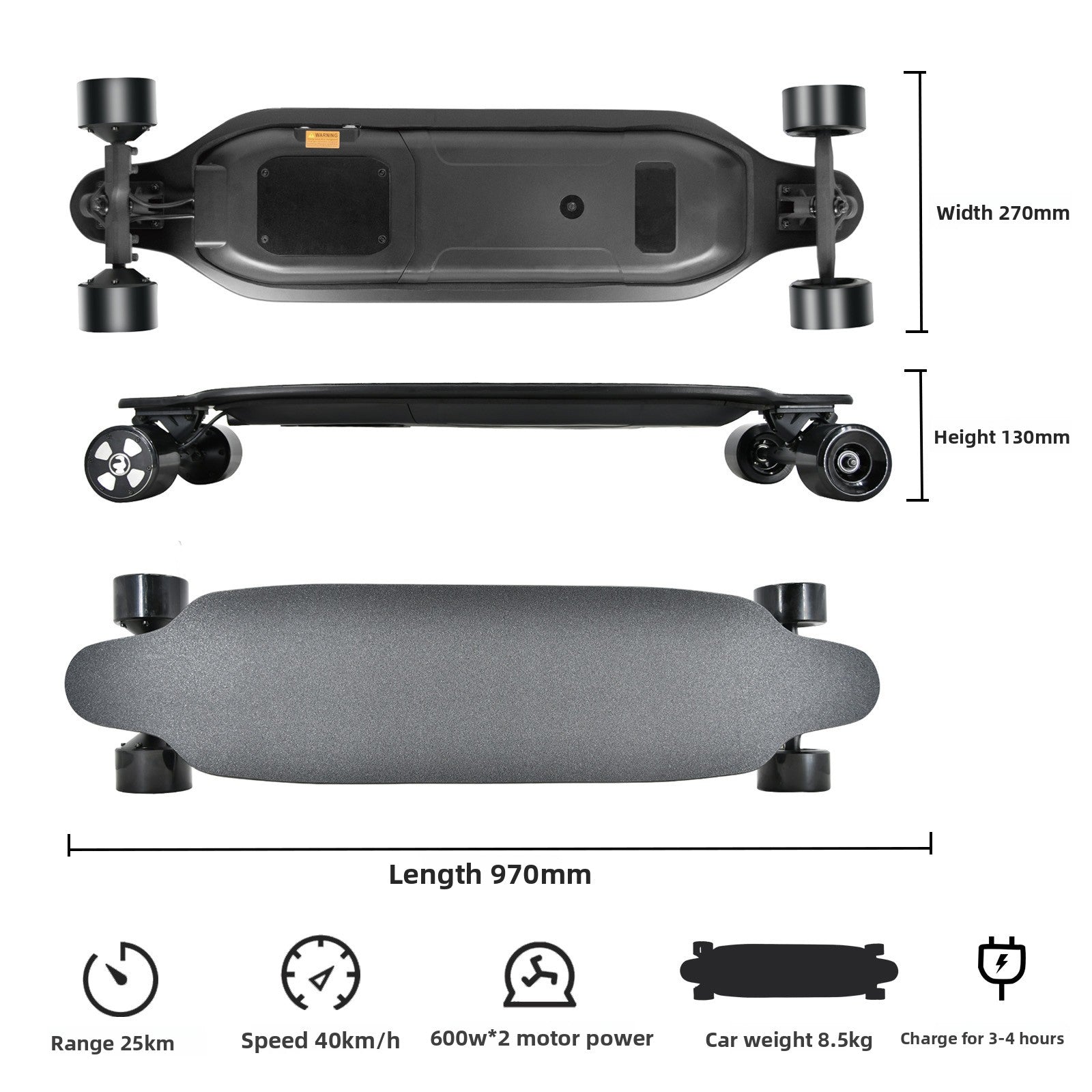 Hub Motor Electric Scooter with Remote Control 3