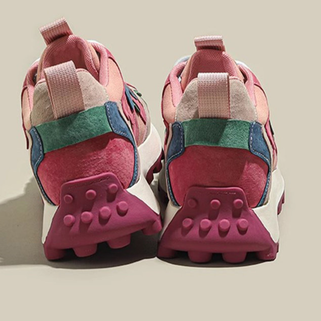 Thick-Soled Women's Sneakers with Soft Comfortable Design