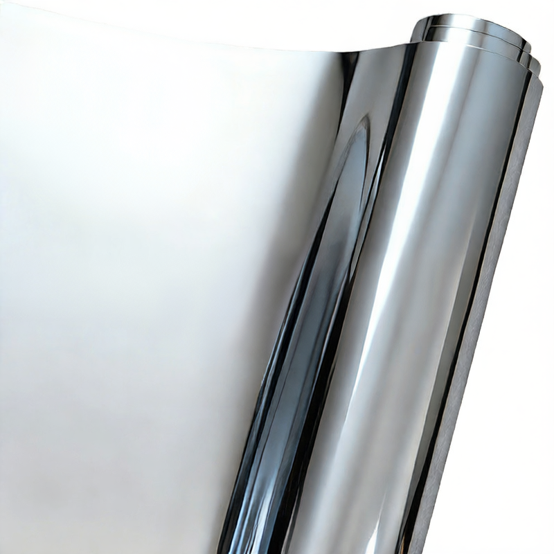 PET Electroplated Silver Color Changing Film for Vehicles