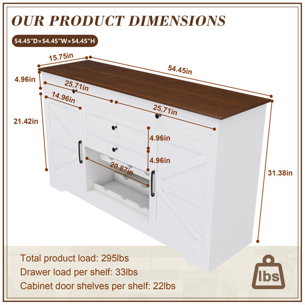 Farmhouse Buffet Sideboard 3