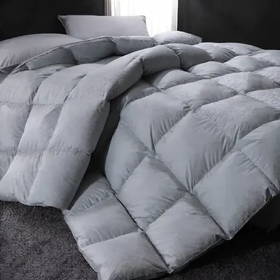 White goose down and duck down quilt