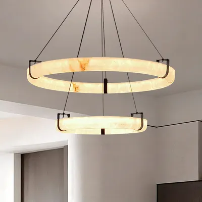 Cloud Stone LED Pendant Light with Remote Control