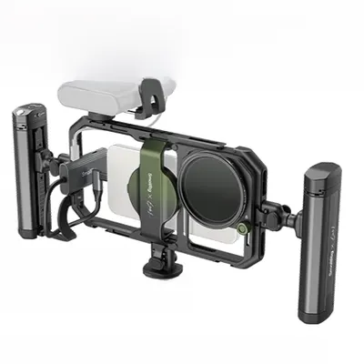 Professional Smartphone Video Cage Kit with Cooling and Handles