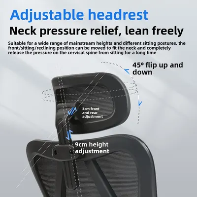Comfortable Ergonomic Mesh Office Chair for Home Office global-swanky 3