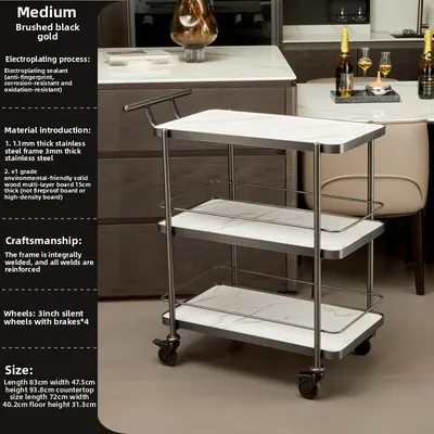 Two-Story Multi-Functional Service Cart