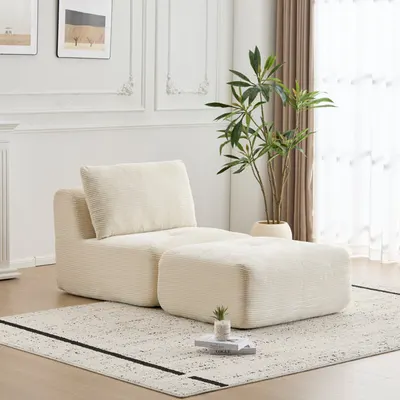 single sofa in living room