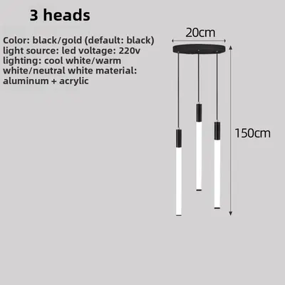 Modern Spiral LED Chandelier