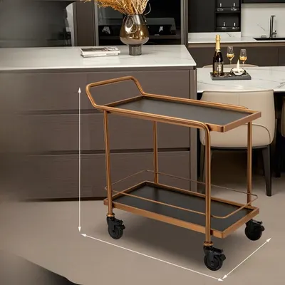 Two-Story Multi-Functional Service Cart