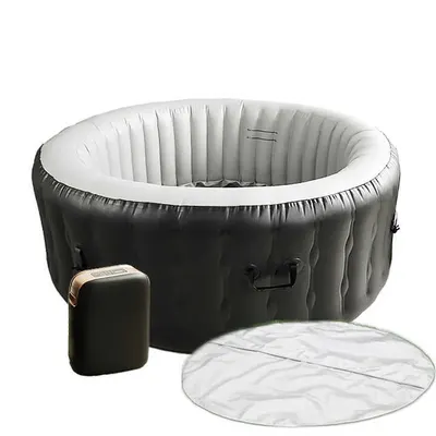 Portable Inflatable Bathtub with Bubble Jet Massage