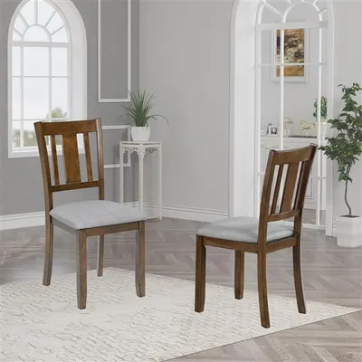 Kitchen chairs with upholstered seats