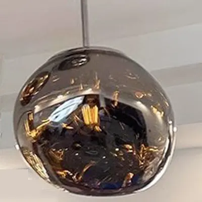 Minimalist Glass Lava Chandelier