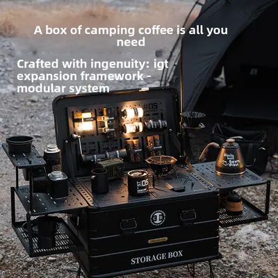 Lightweight modular combination accessories coffee box