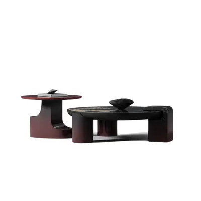 Italian Minimalist Slate Coffee Table