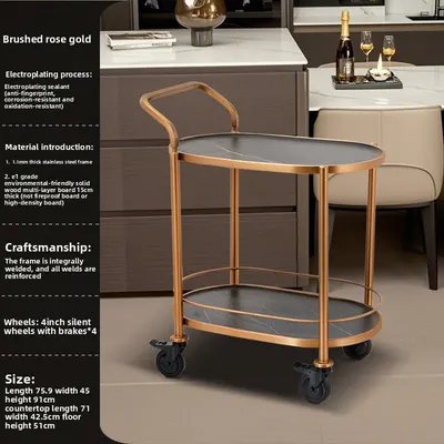 Two-Story Multi-Functional Service Cart