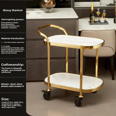 Two-Story Multi-Functional Service Cart