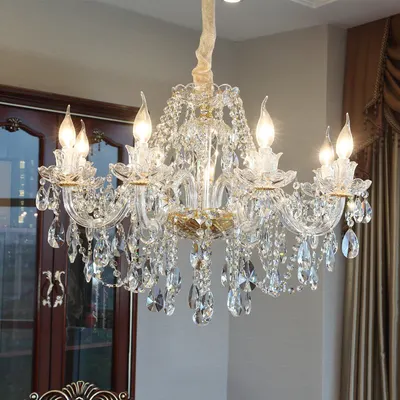 Crystal Chandelier for Living Room, Dining Room, Bedroom and Hall